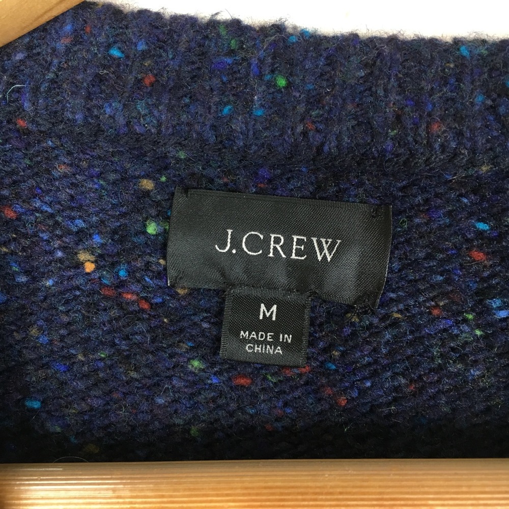 J. Crew Color Block Donegal Wool Blend Sweater - image 5